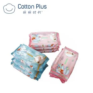 Ábhar Cnáib Baby Wet Wipes