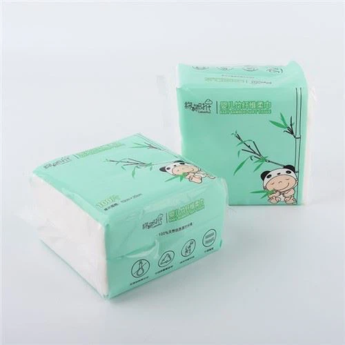 OEM Mórdhíola Fíocháin Facial Wipes Tirim Bambú
